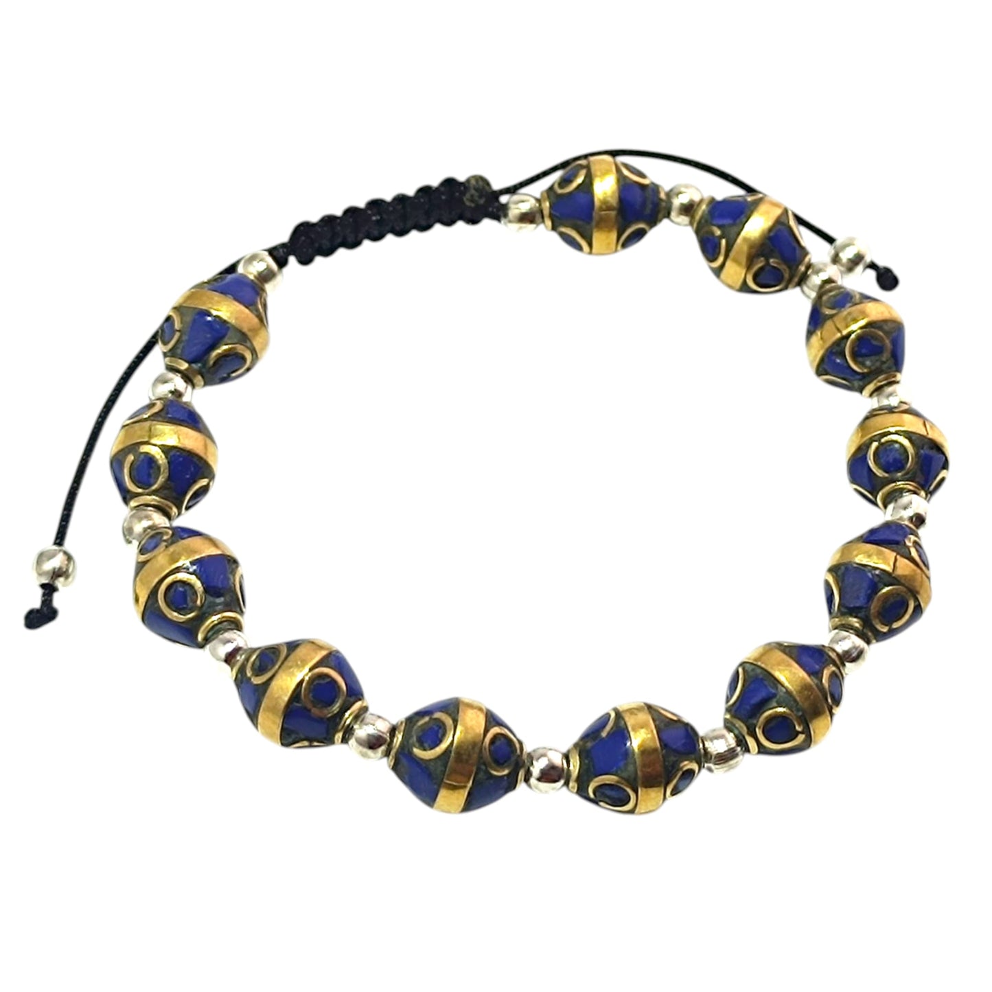 Pulsera Tibetana entrepieza 8mm (EL DIJE PUEDE LIGERAMENTE SER DIFERENTE) Ref:600404345-03