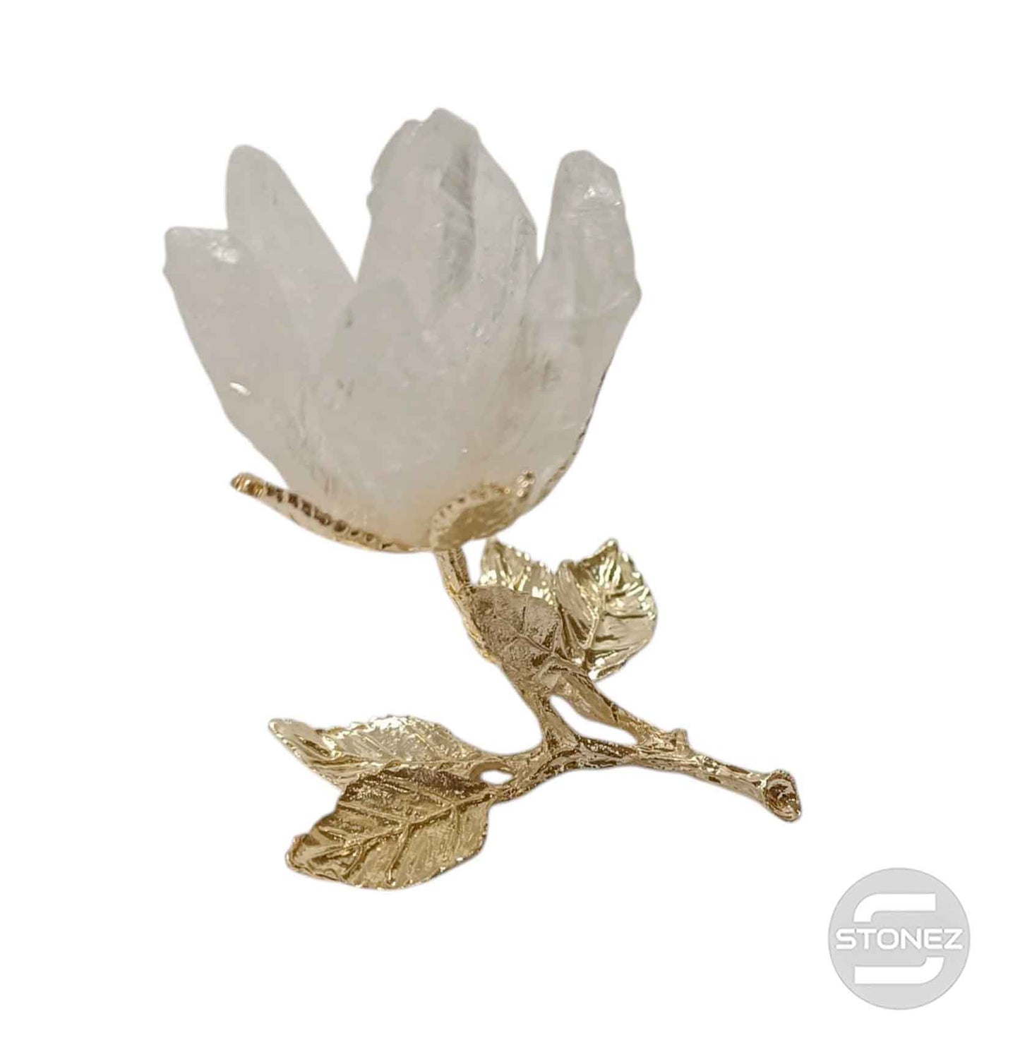 600103471 Druza Mineral Cuarzo Blanco Con Metal 9 Aprox (Cada Pieza Es Unica Y Puede Ser Ligeramente Diferente