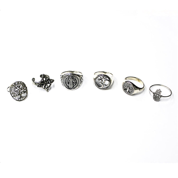 anillos plata lisa