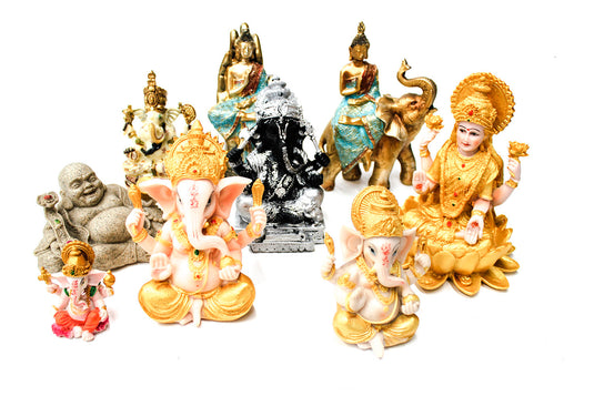 Figuras esotericas budha, ganesha, lakshmi, elefantes