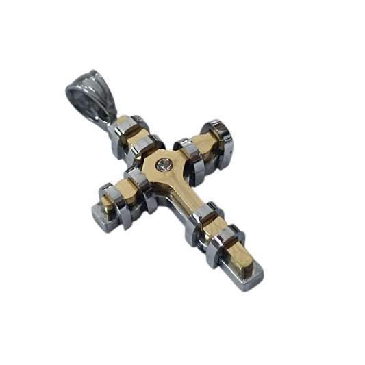 Colgante Acero Cruz 30 mm 600103461-10