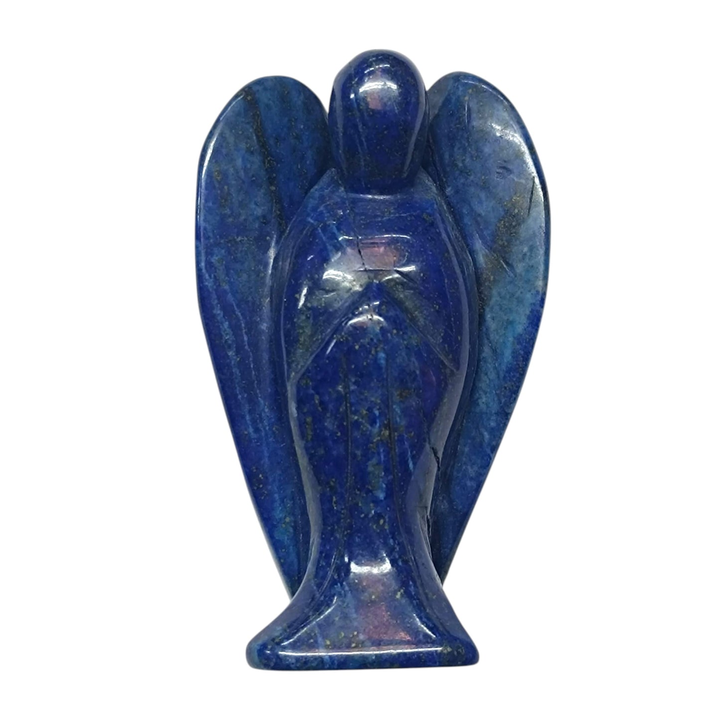 Angel Tallado Piedra Lapis Lazuli 6,5 Cms Aprox (La Pieza Puede Ser Diferente A La Foto) Aprox Ref: 1114