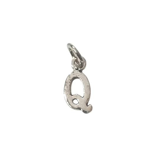 Colgante De Plata 925 Letra Q 10 mm Aporx 55293-17