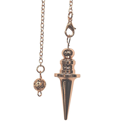 Pendulo Metal Color Cobre Parte Superior Con Rosca Para Testigo 112201003-15