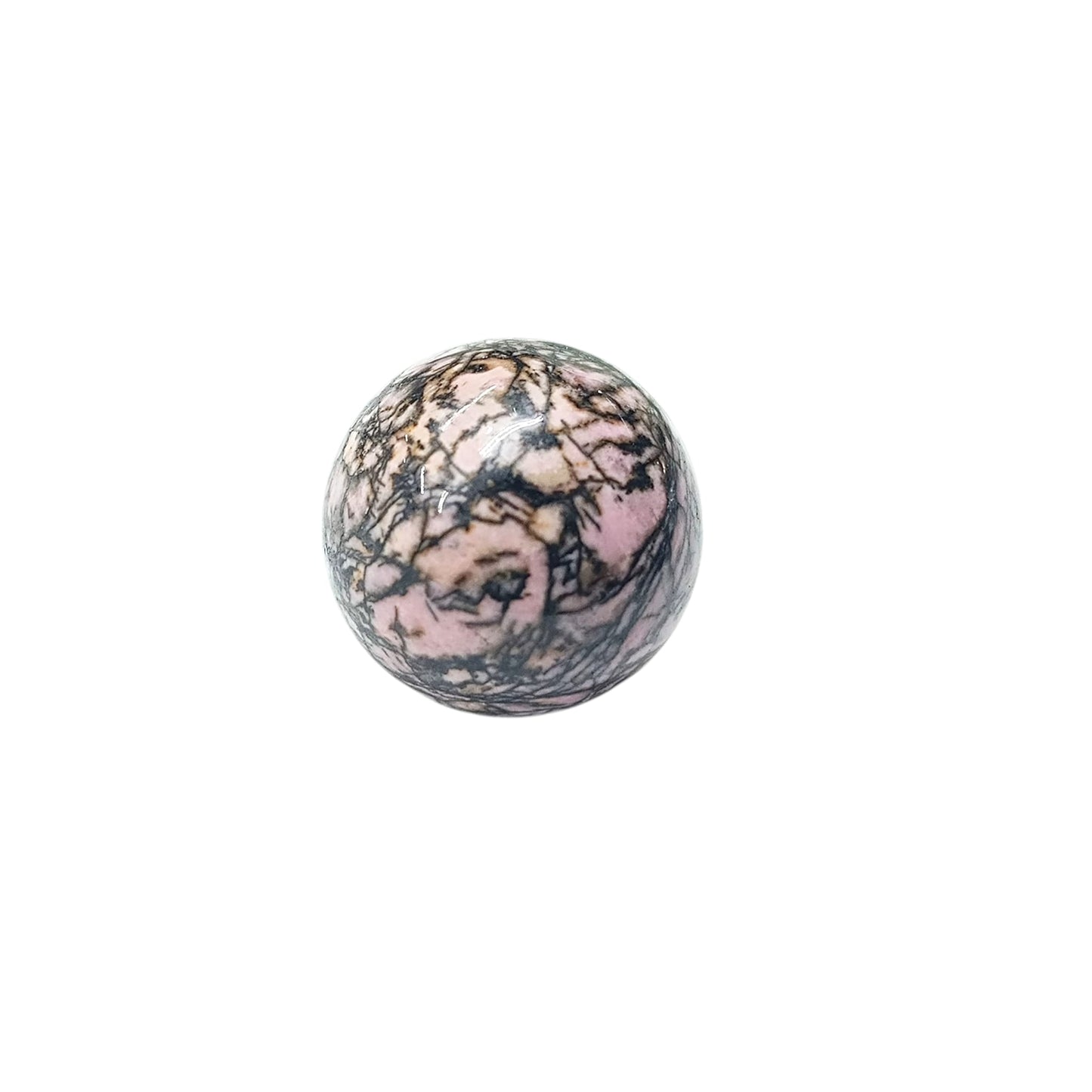 Esfera Piedra Natural Rodonita  30mm Apox