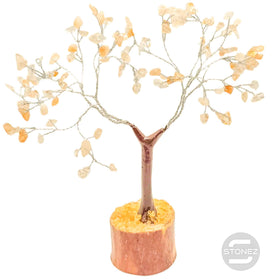 10102 Àrbol Bonsai de 100 piedras chip Citrino 15 Cms Aprox