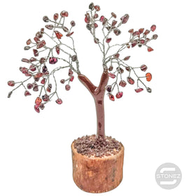 10102 Àrbol Bonsai de 100 piedras chip Granate 15 Cms Aprox