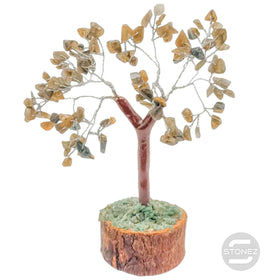 10102 Àrbol Bonsai de 100 piedras chip Labradorita 15 Cms Aprox