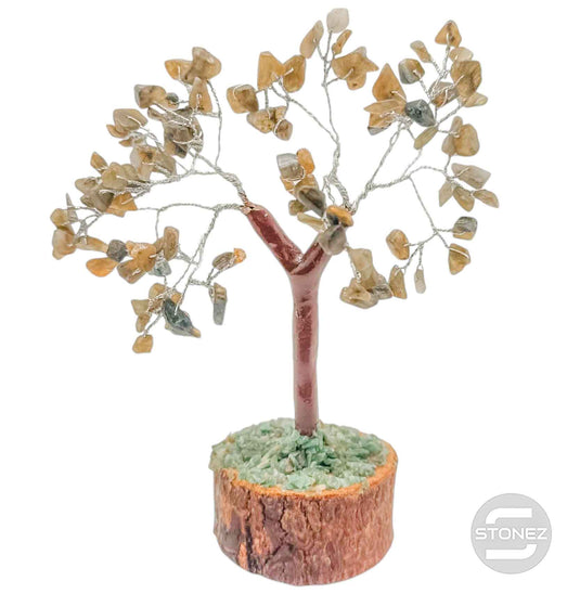 10102 Àrbol Bonsai de 100 piedras chip Labradorita 15 Cms Aprox