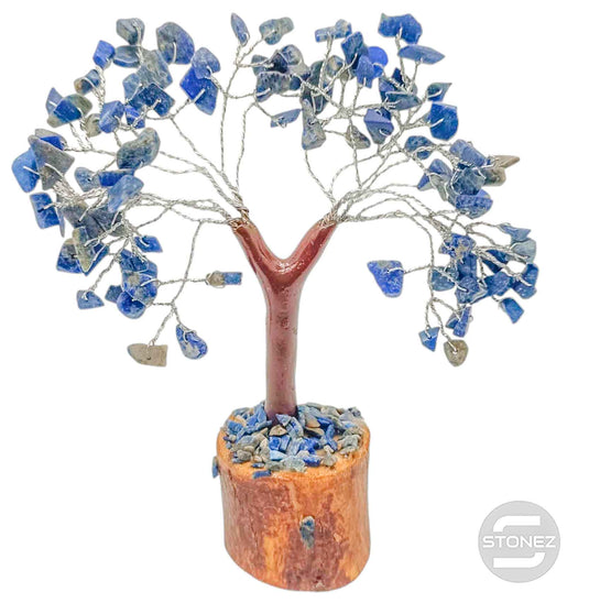 10102 Àrbol Bonsai de 100 piedras chip Lapis Lázuli 15 Cms Aprox