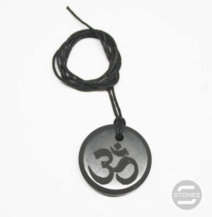 Colgante Shungita 3 Cms Grabado Om 600803864-07