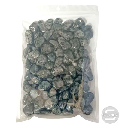 1114002 Paquete 500 Gramos En Canto Rodado Larvikita Tamaños Variados 2 a 3 Cms Aprox