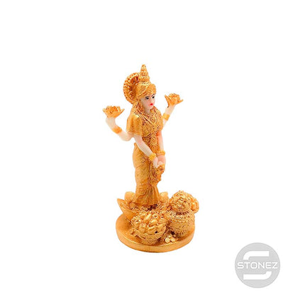 111601030 FIgura En Resina Diosa Laxmi 11,5X6 Cms Aprox.