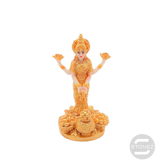 111601030 FIgura En Resina Diosa Laxmi 11,5X6 Cms Aprox.