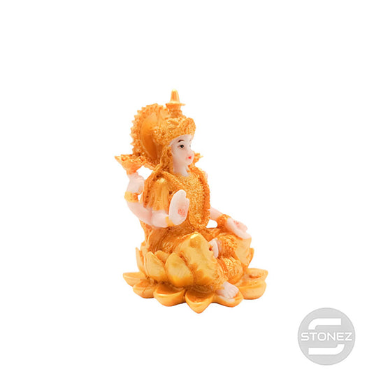 111601039 FIgura En Resina Diosa Laxmi 10 X 6,5 Cms Aprox.