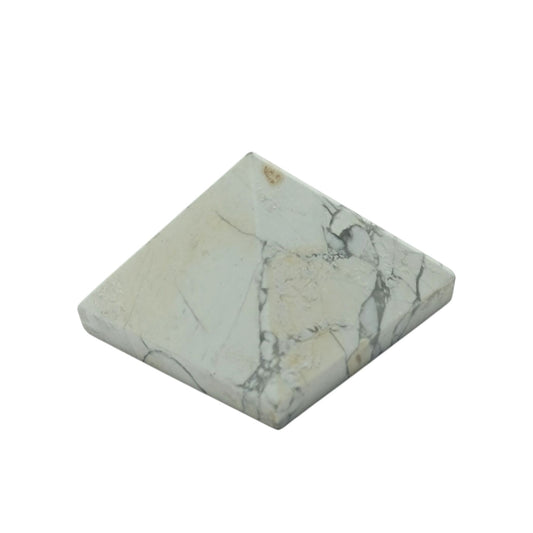 32257-14 Piramide Howlite Tamaño Aprox. 2cm a 3cm