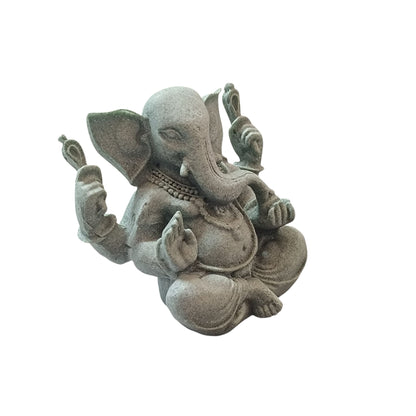 Figura En Resina Ganesha 10 Cms Aprox 600103755