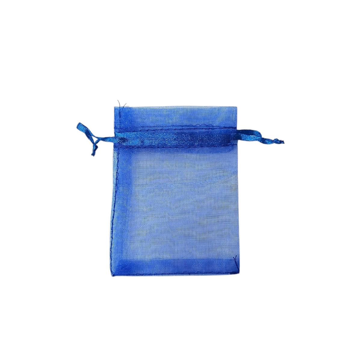 Paquete 100 Bolsas Organza Color Azul 7x9 Cms Aprox 600104580