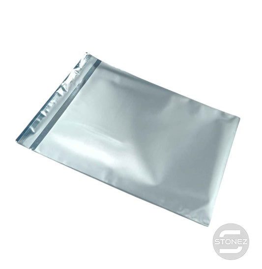 17908 Paquete De 100 Unidades Sobres Celofán Color Plata 10 X 12 Cms Aprox.