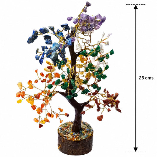 Arbol Bonsai de 100 piedras chip 7 Chakras 25 Cms Aprox 600203500