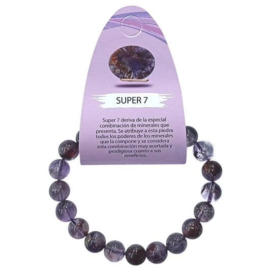 Pulsera Piedra Natural Super 7 AA 10 mm 61742
