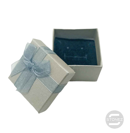 18820 Paquete 24 Cajitas De Regalo 5x5 PARA Anillos,Pendientes Color Plata - stonez