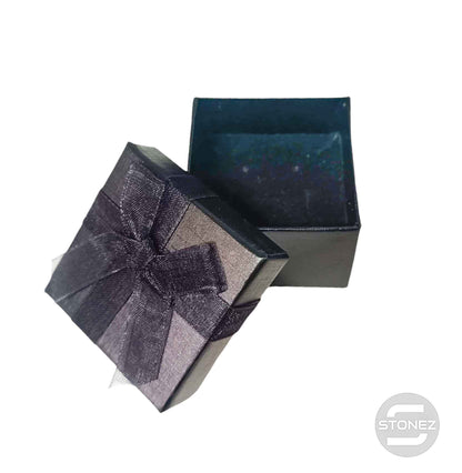 18820 Paquete 24 Cajitas De Regalo 5x5 PARA Anillos,Pendientes Color Negro - stonez