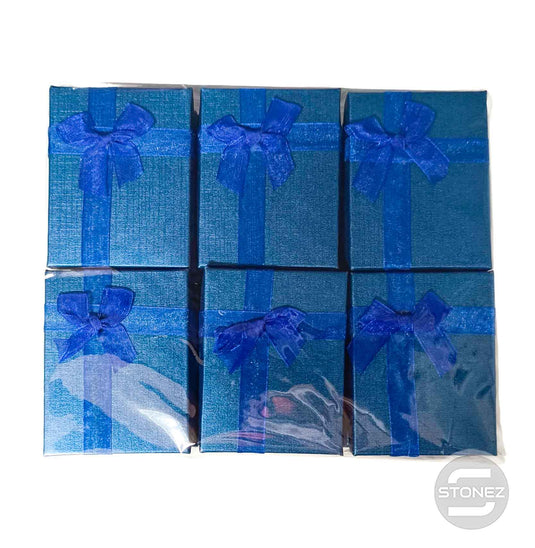 18822 Paquete 12 Cajitas De Regalo 7x9 Para Juegos Color Azul