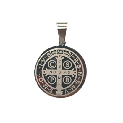 Colgante Acero Medalla San Benito 20 mm 60927-19
