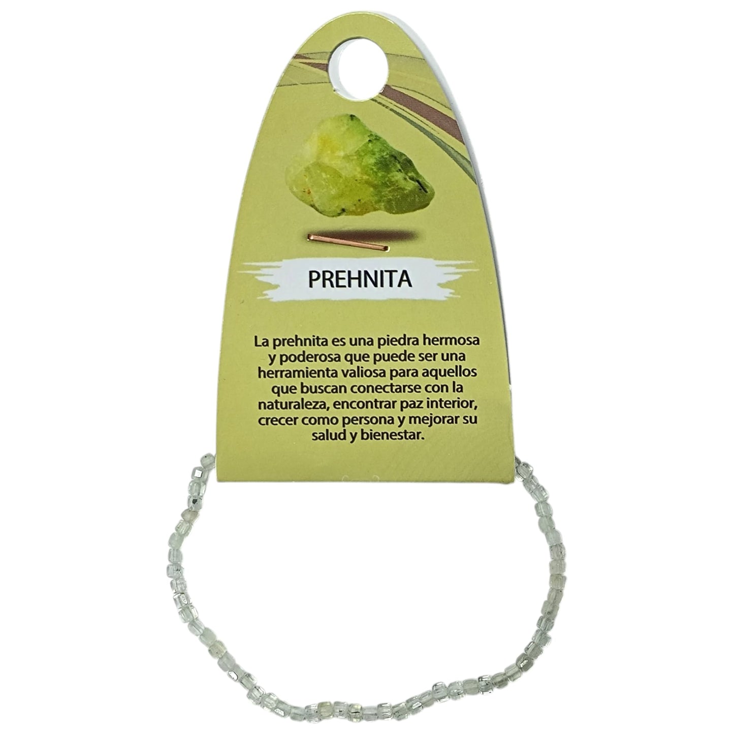 Pulsera Facetada Prehinita Cubo 2x2 mm 600604045