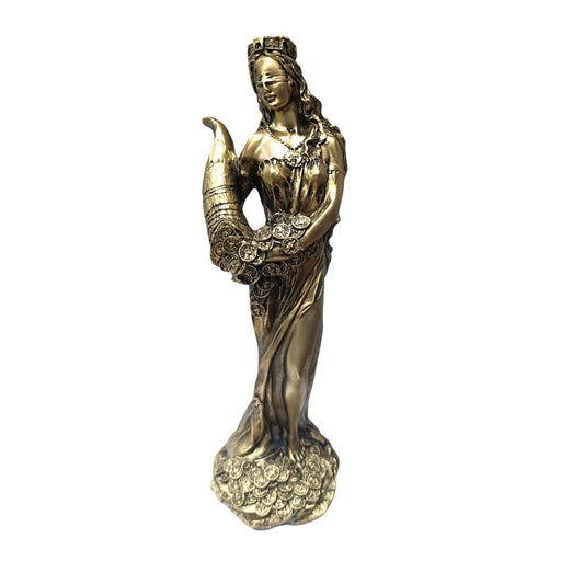 Figura Diosa Fortuna Resina Tamaño 26 Cms Aprox 600104138 Dorado - stonez