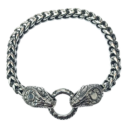 Pulsera Acero 21 Cms Cierre Cabeza De Serpiente 600103480-06