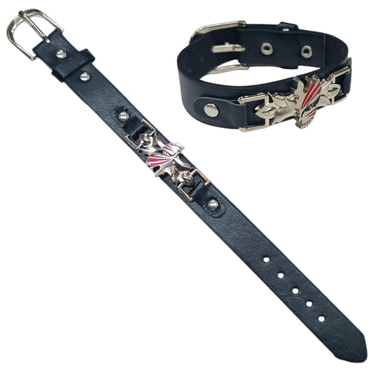 Pulsera Polipiel Y Bisuteria Mascara 26 Cms Largo Ref 36226-13