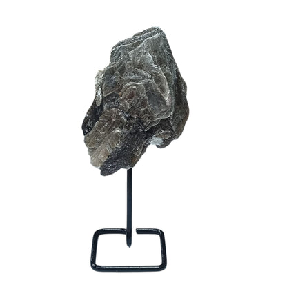 Piedra Natural Mica En Bruto Con Base De Metal Altura 10 Cms Aprox (La Pieza Puede Ser Ligeramente Diferente A La Foto) Ref: 401004231
