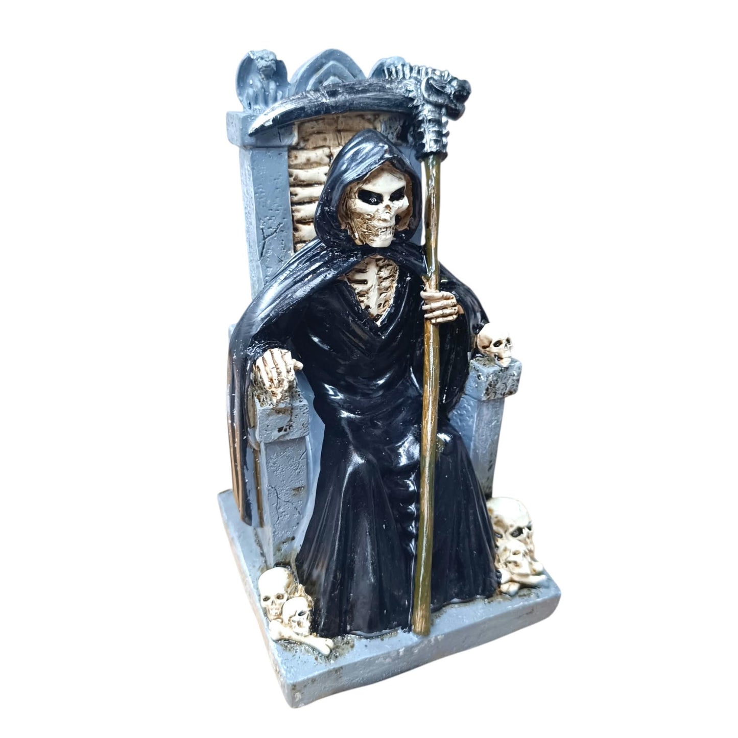 Figura Santa Muerte 22 Cms Aprox Color Negro Ref: 600104488