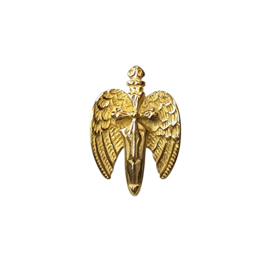 Colgante Acero Dorado Espada San Miguel 40 mm REF 600104128-08