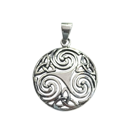 Colgante De Plata 925 Trisquel 27 mm 50289