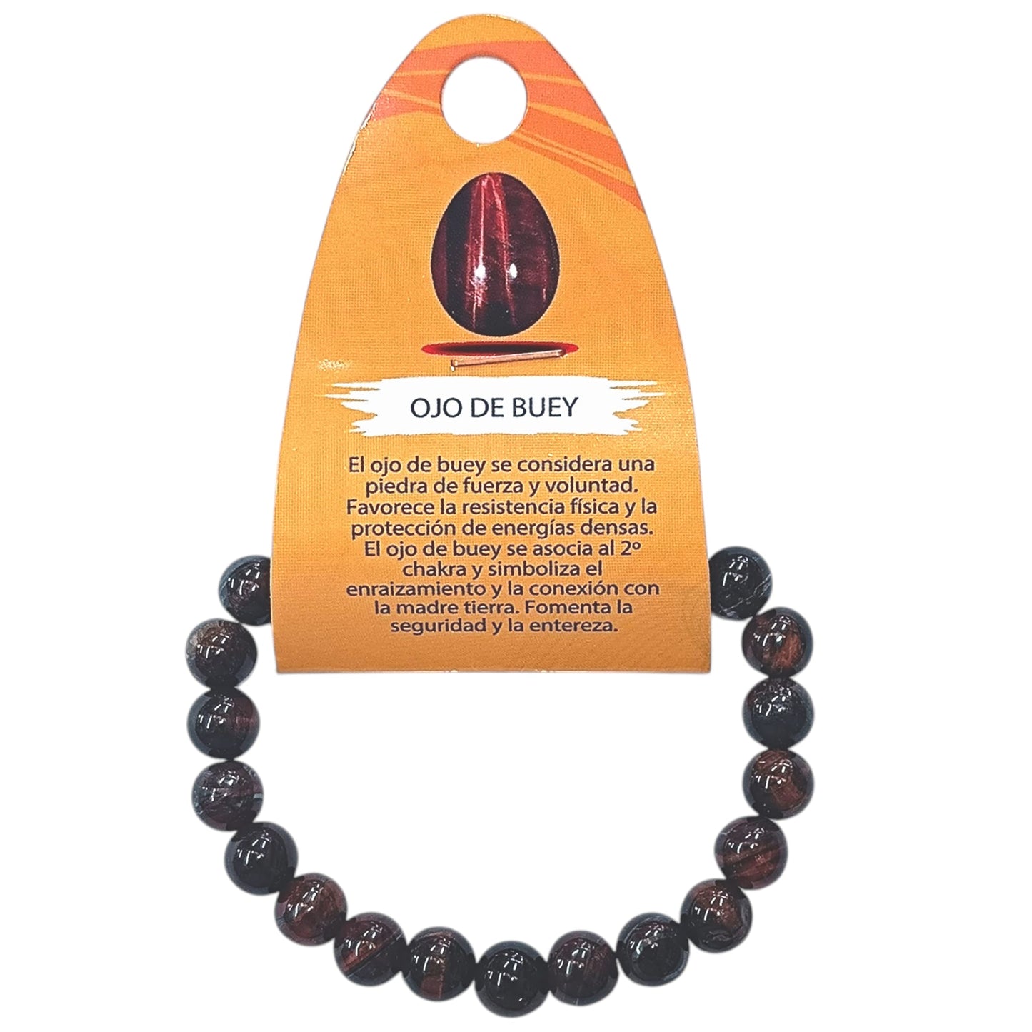 Pulsera Piedra Natural Ojo De Buey 8 mm 37626-48