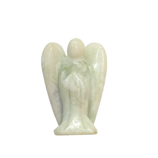 Angel Tallado Piedra Jade 5 Cms Aprox  (La Pieza Puede Ser Diferente A La Foto) Aprox Ref: 1114