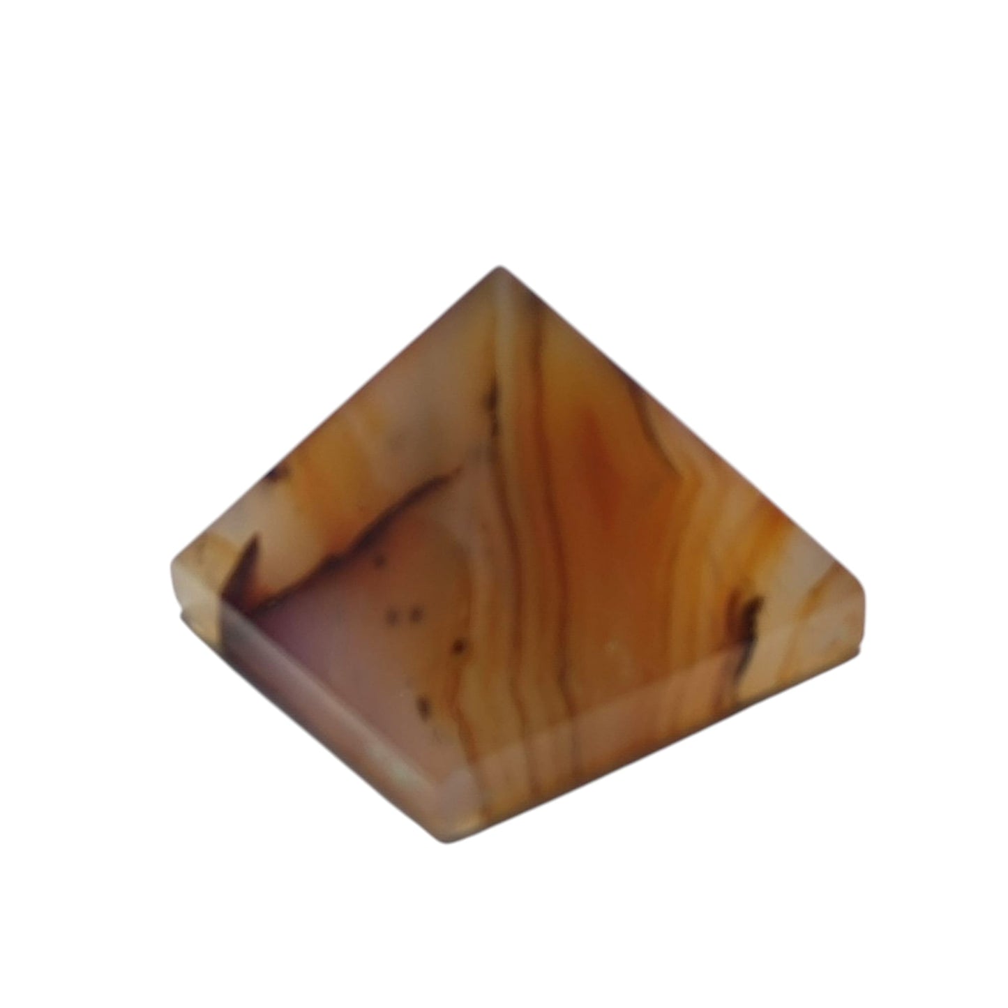 32257-07 Piramide Agata Tamaño Aprox. 2cm a 3cm - stonez