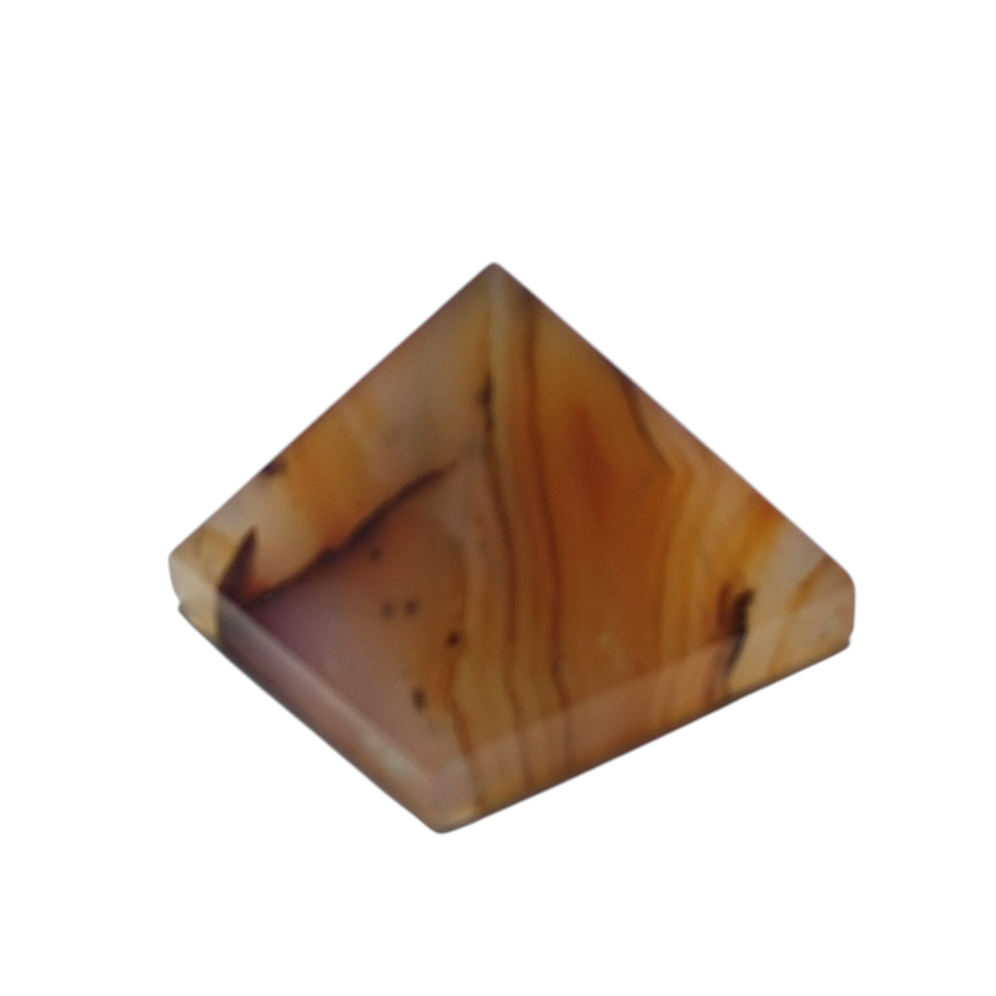 32257-07 Piramide Agata Tamaño Aprox. 2cm a 3cm - stonez