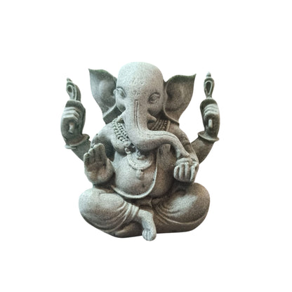 Figura En Resina Ganesha 10 Cms Aprox 600103755