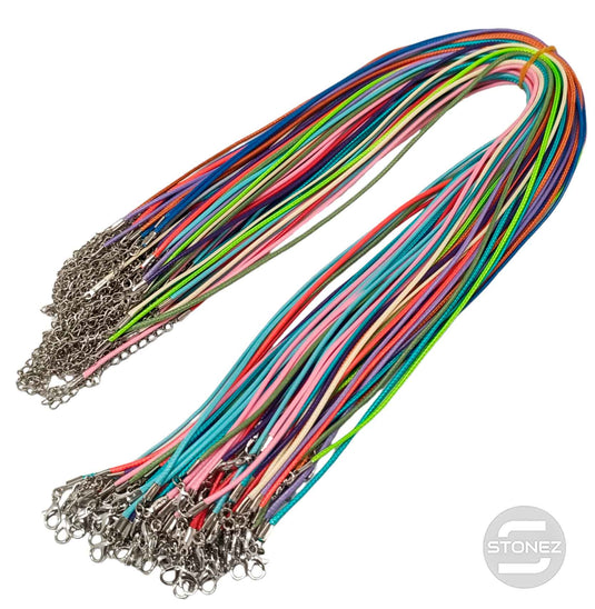 30704 Paquete 100 Unidades De Cordones Colores Surtidos 45 Cms Cierres En Metal