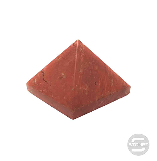 32257-15 Piramide de Jaspe Rojo Tamaño Aprox. 2cm a 3cm.