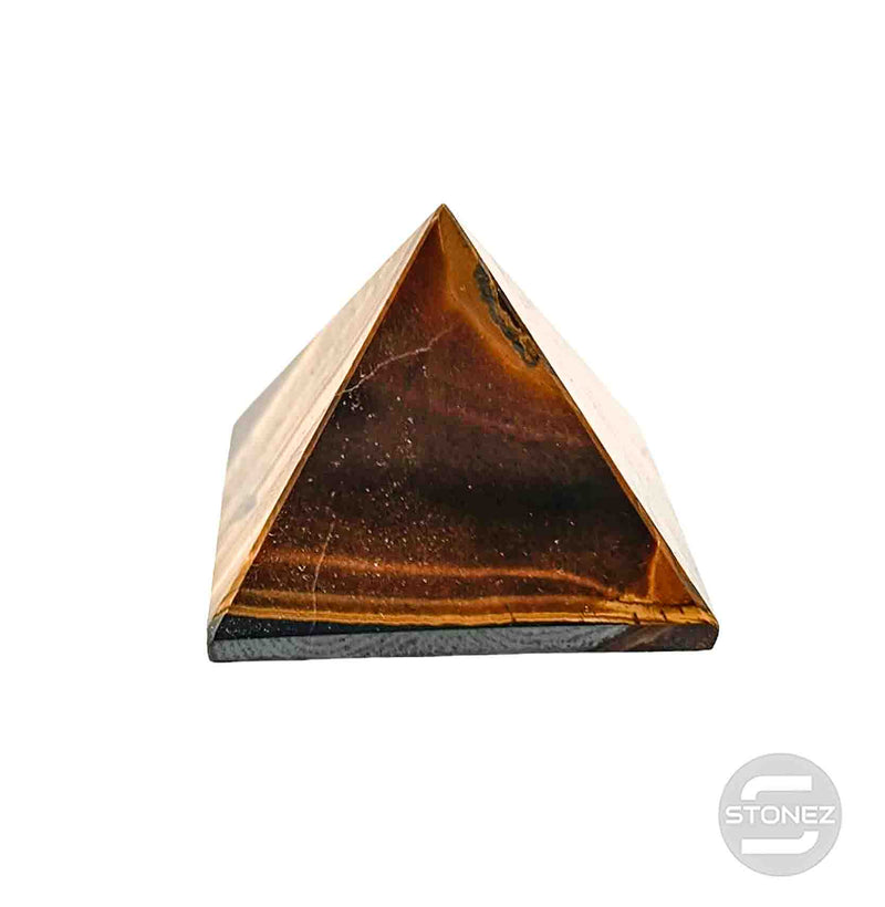 Cargue la imagen en el visor de la galería, 32257-09 Piramide de Ojo De Tigre Tamaño Aprox. 2cm a 3cm.
