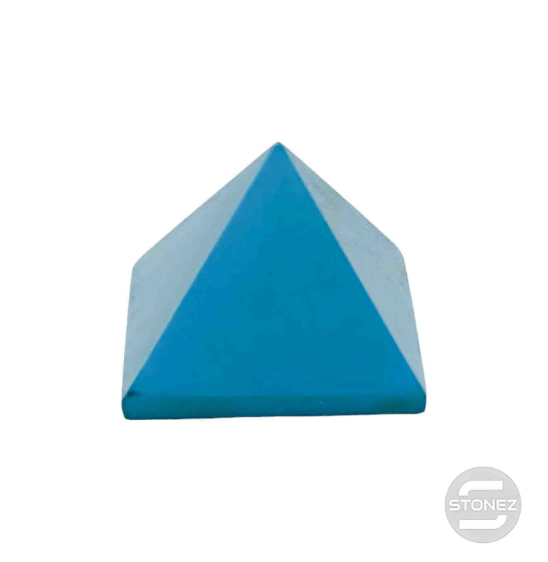 Cargue la imagen en el visor de la galería, 32257-03 Piramide de Turquesina Sintética Tamaño Aprox. 2cm a 3cm.
