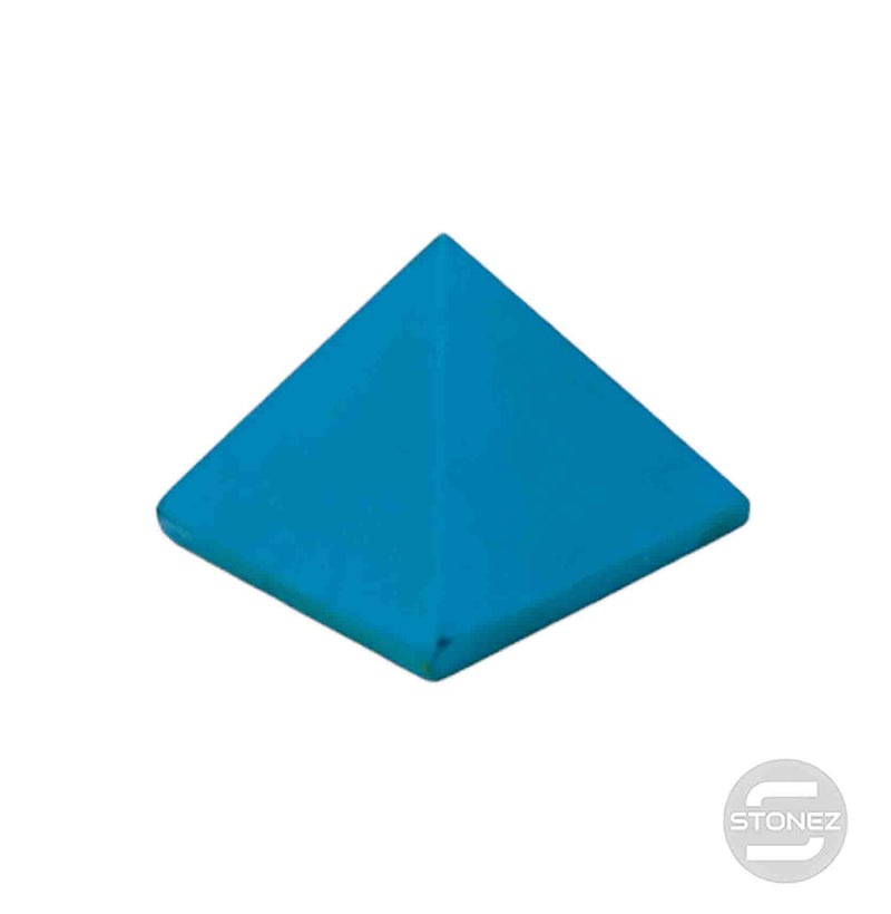 Cargue la imagen en el visor de la galería, 32257-03 Piramide de Turquesina Sintética Tamaño Aprox. 2cm a 3cm.
