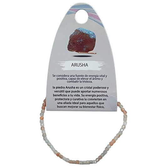 Pulsera Facetada Arusha Cubo 2x2 mm 600602936