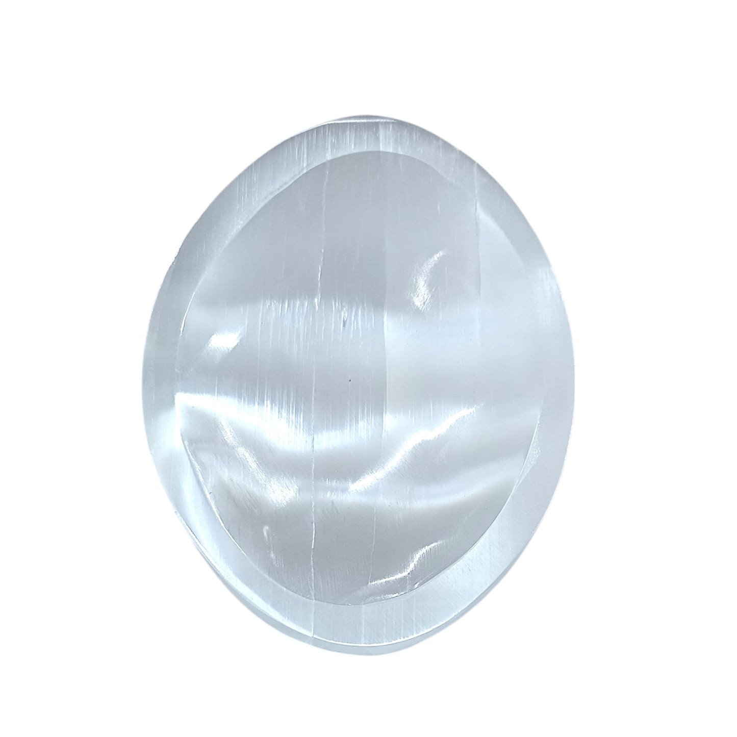 401204165 Cuenco Selenita Ovalado 10x7 Cms Aprox