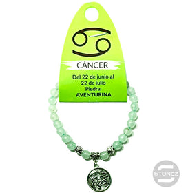 35527 Pulsera Horóscopo Cancer Piedra Aventurina 6 mm